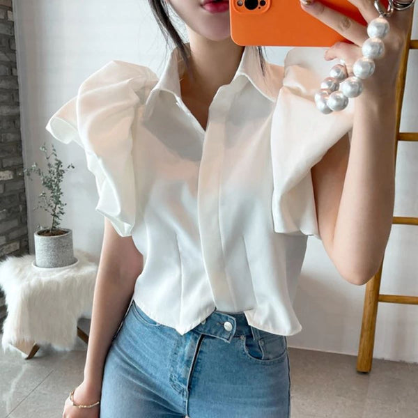 The Mavis Short Sleeve Blouse - Multiple Colors 0 SA Styles 