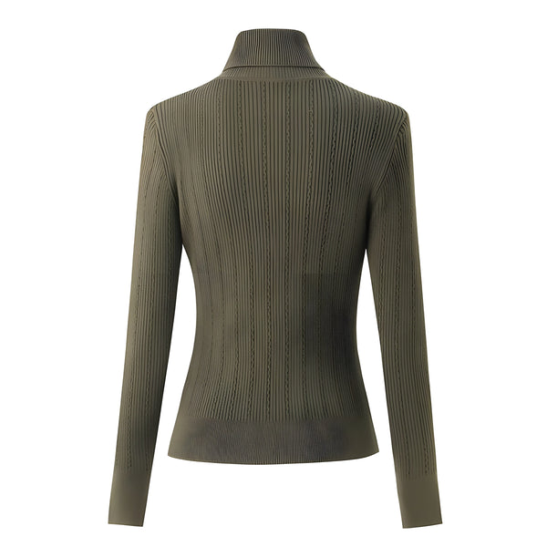 The Leander Long Sleeve Knitted Turtleneck - Multiple Colors 0 SA Styles 