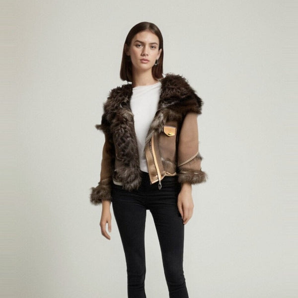 The Jordyn Oversized Cropped Faux Fur Winter Jacket - Multiple Colors 0 SA Styles 