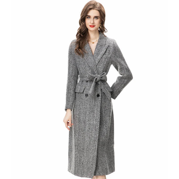 The Octavia Belted Coat Saint Ashley S 