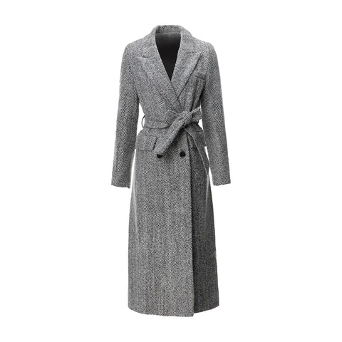 The Octavia Belted Coat Saint Ashley 