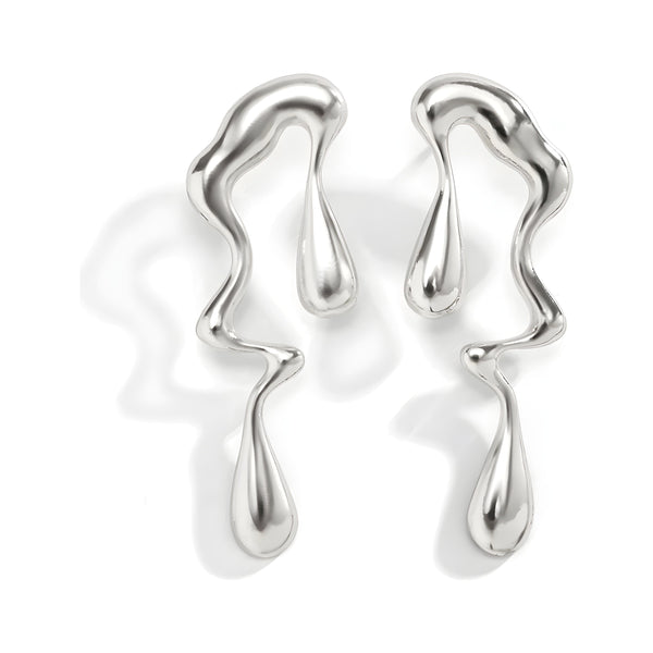 The Freesia Stud Earring - Multiple Colors SA Formal Silver 