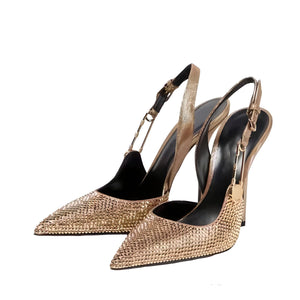 The Charm Rhinestone High Heel Pumps - Multiple Colors SA Formal Gold EU 35 / US 5 