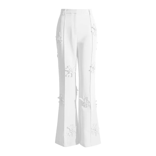 The Iolanthe High-Waisted Pants Saint Ashley White S 