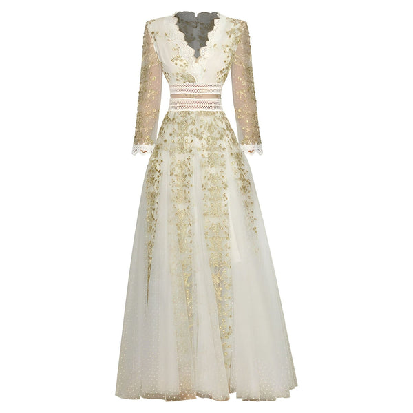 The Lavinia Long Sleeve Dress - Multiple Colors 0 SA Styles Ivory S 