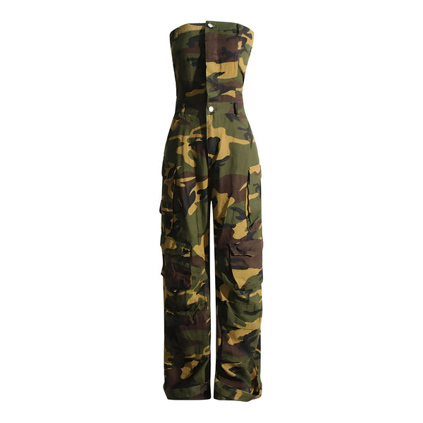 The Arabena Sleeveless Jumpsuit - Multiple Colors SA Formal Army Green XL 