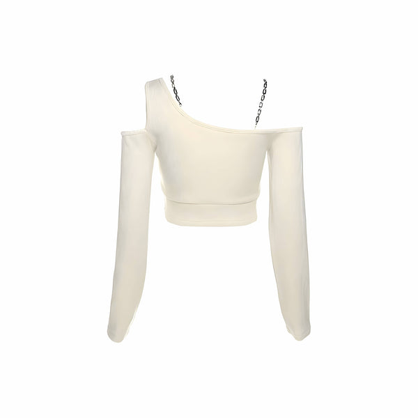 The Lyla Off Shoulder Long Sleeve Crop Top Blouse SA Formal 