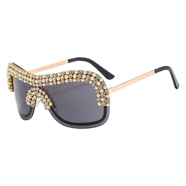 The Hollywood Rhinestone Sunglasses - Multiple Colors 0 SA Styles 