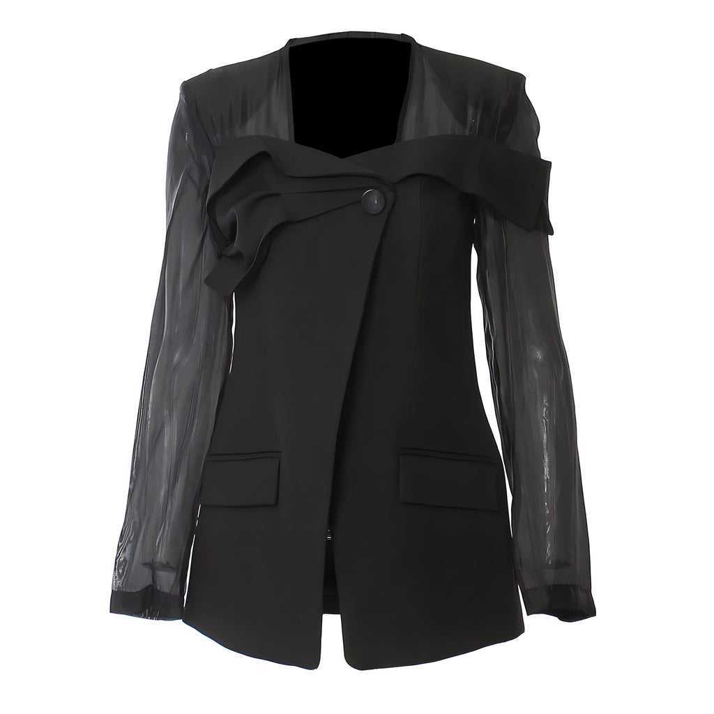 The Leonora Square Collar Blazer SA Formal S