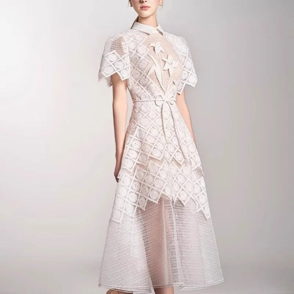 The Temsin Long Sleeve Embroidered Dress SA Formal 