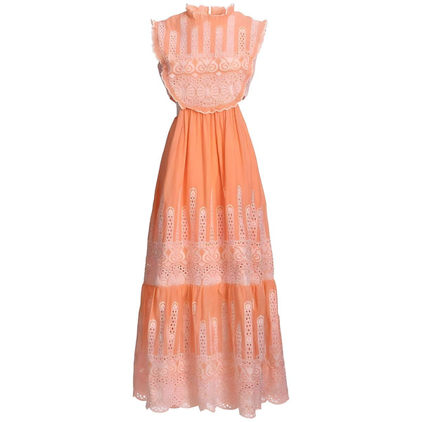The Alessia Sleeveless Dress - Multiple Colors 0 SA Styles Orange S 