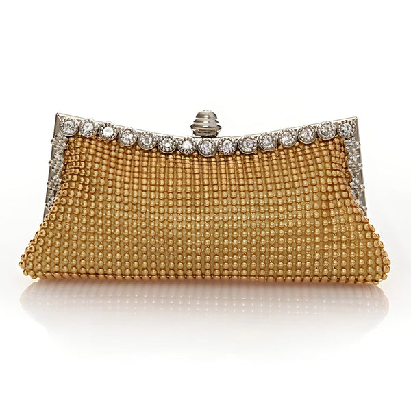 The Davina Shoulder Clutch purse - Multiple Colors Saint Ashley Gold 