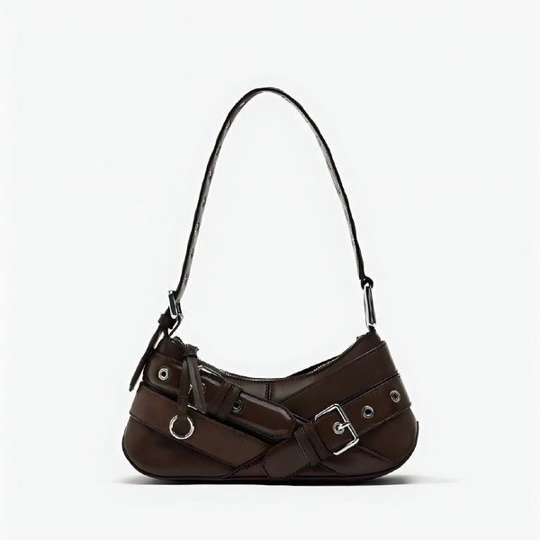 The Camella Leather Shoulder Bag - Multiple Colors SA Formal Brown 