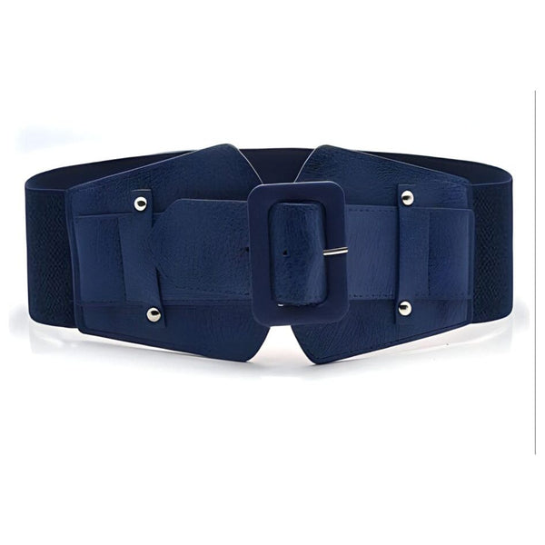 The Melina Faux Leather Waistband Belt - Multiple Colors 0 SA Styles Blue 70cm 