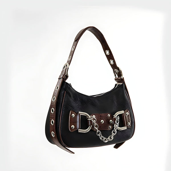 The Peony Handbag Purse - Multiple Colors SA Formal Black 