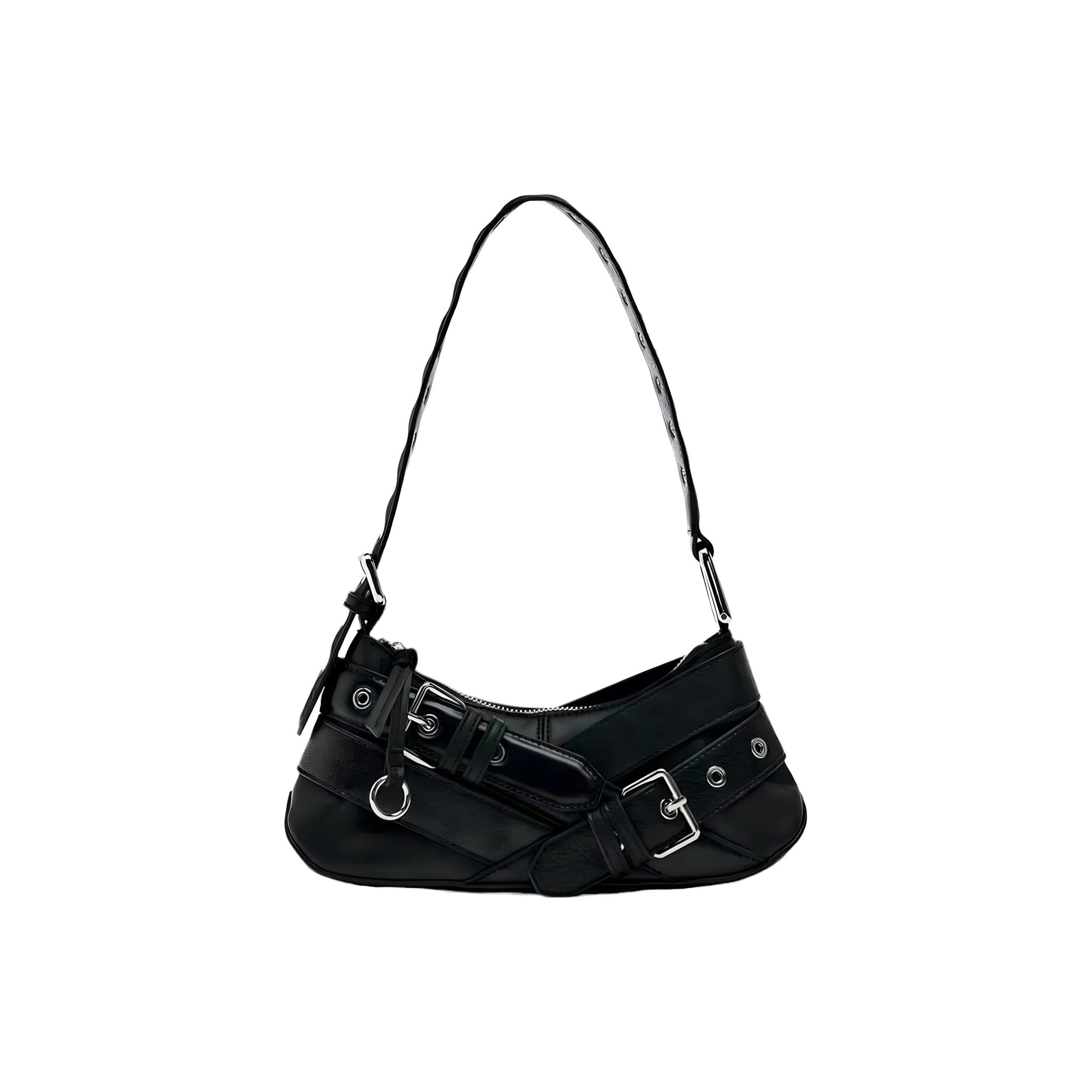 The Camella Leather Shoulder Bag - Multiple Colors SA Formal Black 