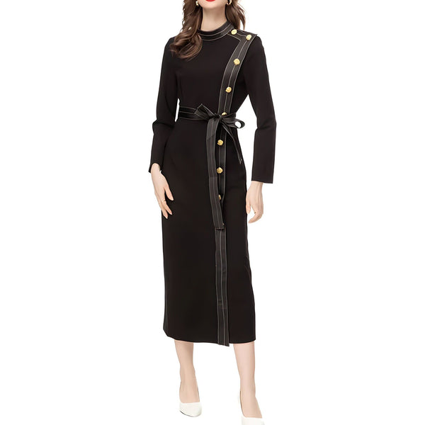 The Margaret Stand Collar Dress SA Formal 