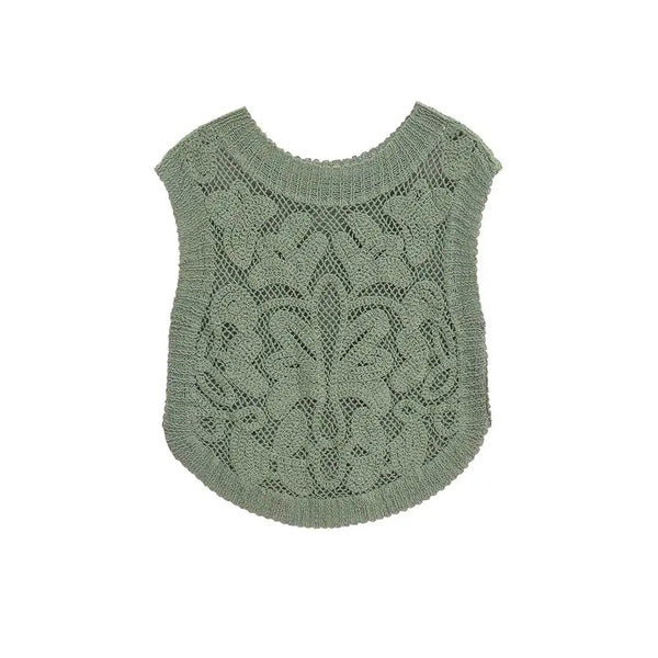 The Phoebe Sleeveless Knitted Sweater Saint Ashley S 