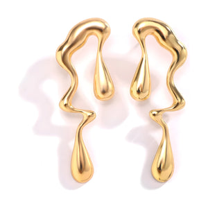 The Freesia Stud Earring - Multiple Colors SA Formal Gold 