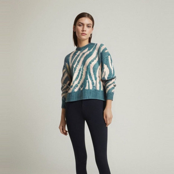 The Tigress Long Sleeve Pullover Sweater SA Studios 
