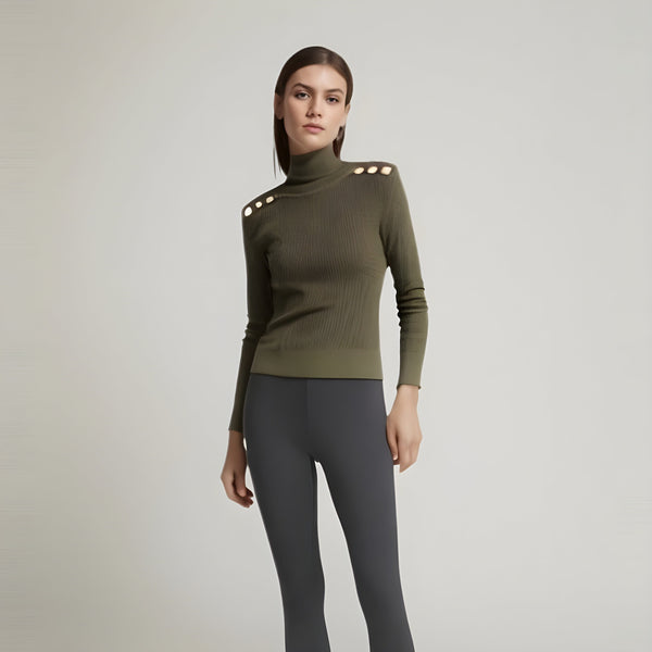 The Leander Long Sleeve Knitted Turtleneck - Multiple Colors 0 SA Styles 