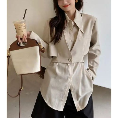 The Cordelia Two Piece Long Sleeve Shirt Blouse SA Formal 