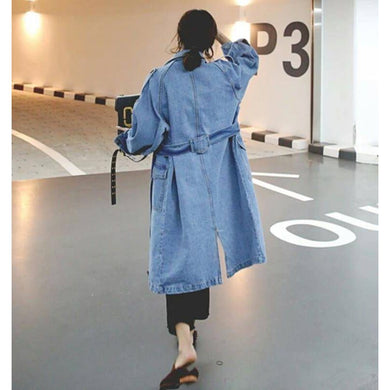 The Alexa Denim Trench Coat – SA Formal